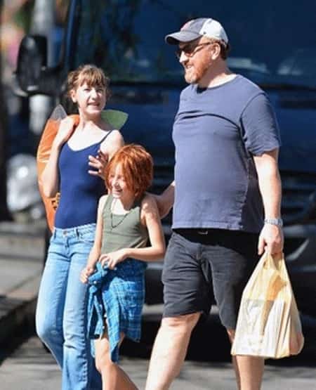 mary louise with father louis ck and sister